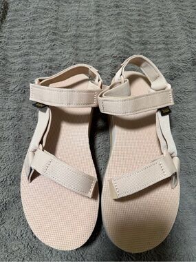 Teva Women's Nude Strappy Platform Sandals